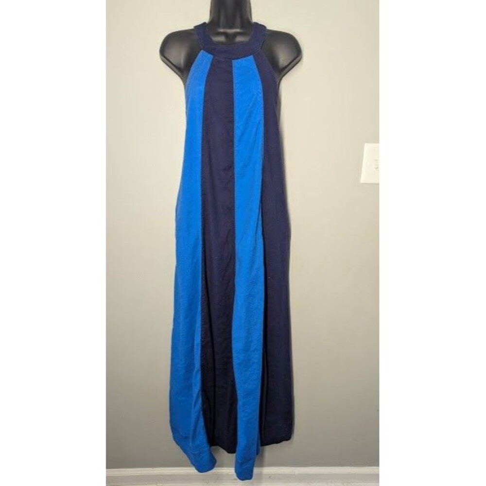MAEVE By Anthropologie The Ami Linen Halter Maxi Dress Women's Size S